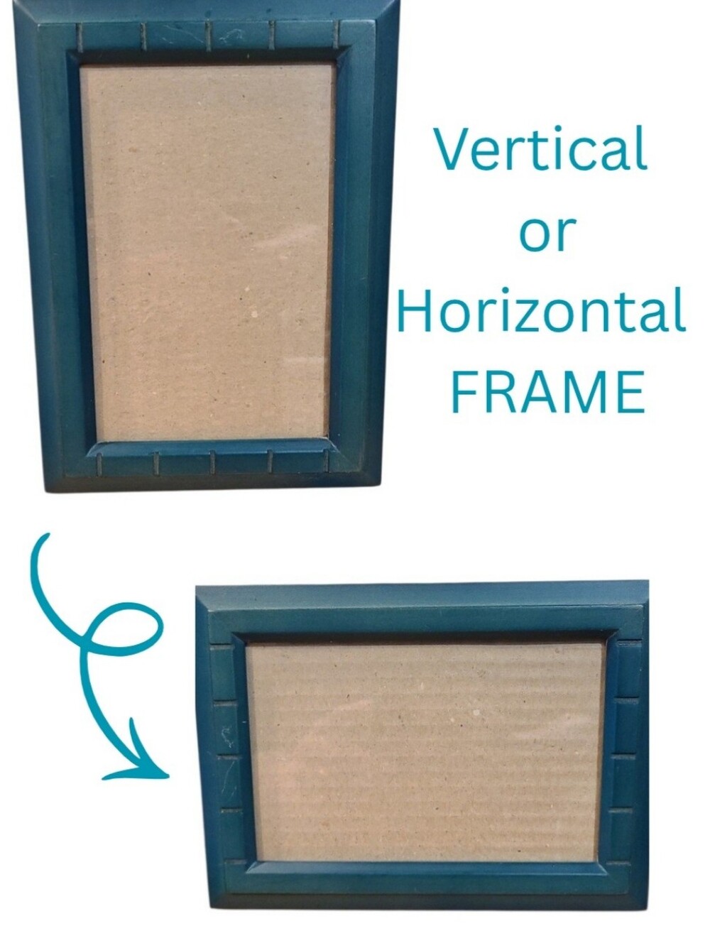 Umbra Wood Frame Freestanding Or Wall Mount
